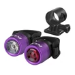 KLS IO USB SET RED KERÉKPÁR LÁMPA SZETT LILA