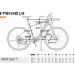 KTM MACINA STYLE 720 TRAPÉZ moss grey (black+orange) Női Elektromos Trekking Kerékpár 2022