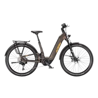 KTM MACINA AERA FS PRIME LFC Di2  US 40 Unisex elektromos összteleszkópos MTB kerékpár MARS BLACK MATT színben