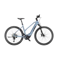 KTM MACINA CROSS CX 810  D 46 Női elektromos crosstrekking kerékpár STEEL BLUE MATT színben
