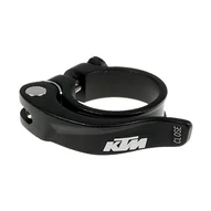 KTM LINE SEATCLAMP QUICK RELEASE BLACK MATT KERÉKPÁR NYEREGCSŐ BILINCS - TÖBB MÉRETBEN