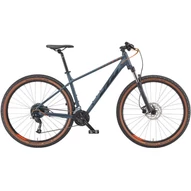 KTM CHICAGO DISC 271 METALLIC GREY (BLACK + ORANGE) 2023 FÉRFI MTB KERÉKPÁR