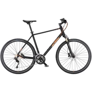 KTM X-LIFE 1964 CROSS BLACK MATT (CHROME ORANGE + CHROME) 2023 FÉRFI CROSS TREKKING KERÉKPÁR