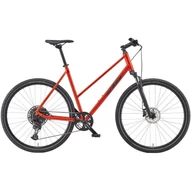 KTM X-LIFE CROSS TRAPÉZ BURNT ORANGE MATT (GREY + ORANGE) 2023 NŐI CROSS TREKKING KERÉKPÁR