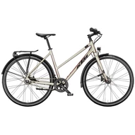 KTM CHESTER 8 TRAPÉZ IGUAN (BLACK) 2024 NŐI CITY KERÉKPÁR