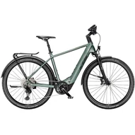 KTM MACINA CROSS 810 LFC OXYGEN GREEN MATT (BLACK) FÉRFI ELEKTROMOS CROSS TREKKING KERÉKPÁR 2025 - 51 CM