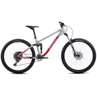 GHOST KATO FS 27 BASE GREY/RED 2022 FÉRFI ÖSSZTELESZKÓPOS MTB KERÉKPÁR