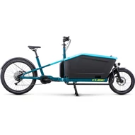 CUBE CARGO SPORT HYBRID  500 BLUE´N´LIME - 2025 - CARGO ELEKTROMOS KERÉKPÁR - 20" / 27.5": ONE SIZE