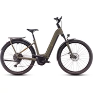 CUBE KATHMANDU HYBRID PRO 800 DUSTYOLIVE´N´GOLD - 2025 - TREKKING ELEKTROMOS KERÉKPÁR - EASY ENTRY 58 CM