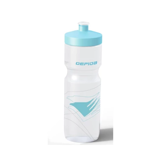 Gepida 800 ml, áttetsző/gepida kék kulacs