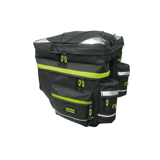 Bikefun Hiker túratáska - fekete/zöld - 55l