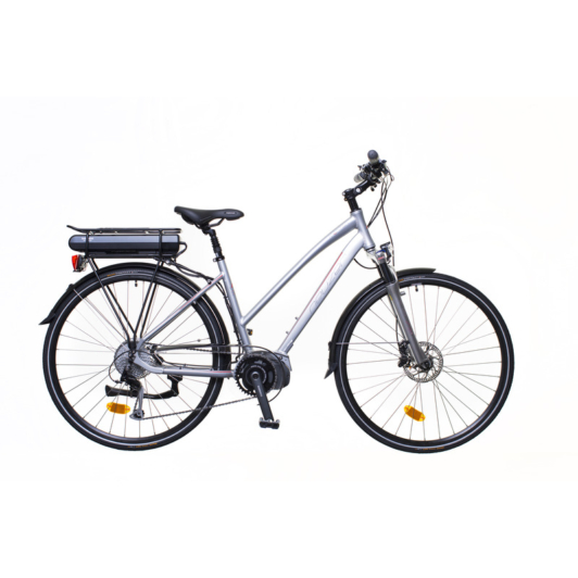 Neuzer Menton női ezüst/piros-szürk 18" Elektromos kerékpár