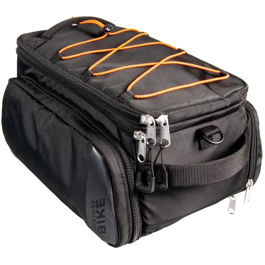 KTM SPORT TRUNK BAG 32L SNAP IT BLACK / ORANGE KERÉKPÁR CSOMAGTARTÓ TÁSKA