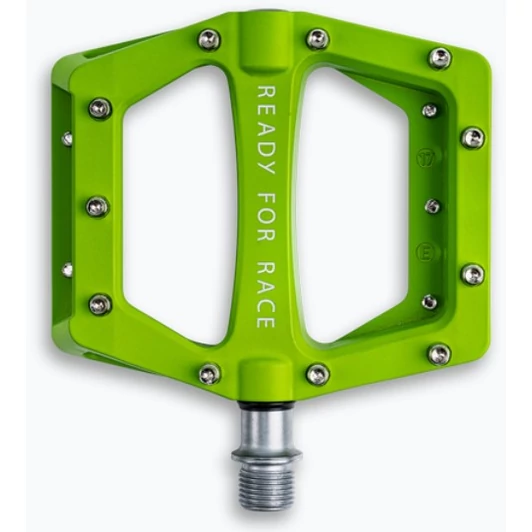 CUBE RFR FLAT RACE GREEN PEDÁL