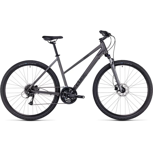 CUBE NATURE TRAPÉZ GRAPHITE N BLACK 2023 NŐI CROSS KERÉKPÁR