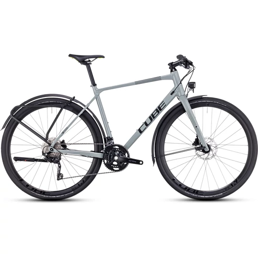 CUBE NULANE PRO FE GREY N BLACK 2023 FÉRFI FITNESS KERÉKPÁR