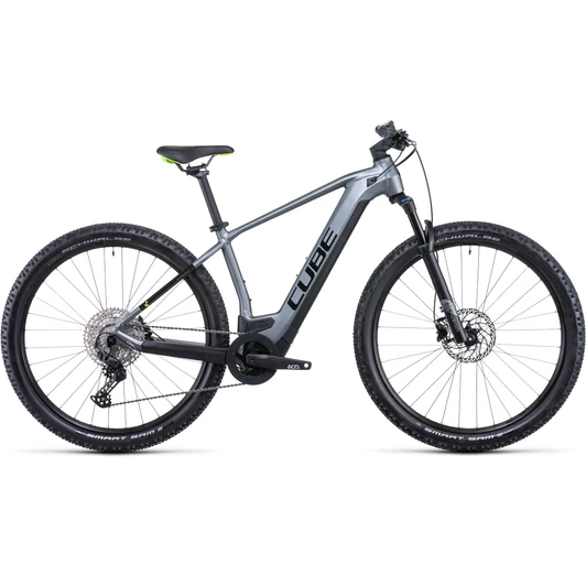 CUBE REACTION HYBRID PRO 625 29 FLASHGREY´N´GREEN FÉRFI ELEKTROMOS MTB KERÉKPÁR 2022