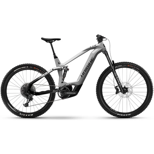 HAIBIKE ALLMTN CF 9 GREY/BLACK ELEKTROMOS ÖSSZTELESZKÓPOS ENDURO MTB KERÉKPÁR