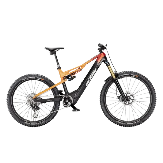 KTM MAC PROWLER EXONIC CX-R XX T-TYPE XL/53 Összteleszkópos elektromos  MTB kerékpár FRESH'BURNT ORANGE+BLACK MATT színben