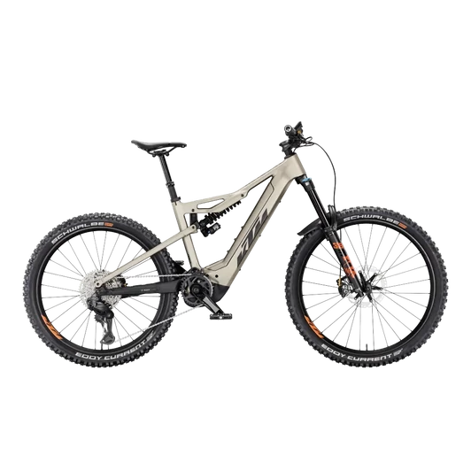 KTM MACINA PROWLER PRESTIGE 750 Di2  XL/53 Összteleszkópos elektromos  MTB kerékpár PLATIN BRONZE+BLACK MATT színben