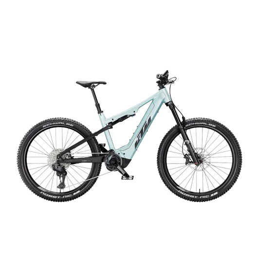 KTM MACINA LYCAN 771 GLORIOUS Di2  XL/53 Összteleszkópos elektromos  MTB kerékpár PALE MINT+BLACK MATT színben