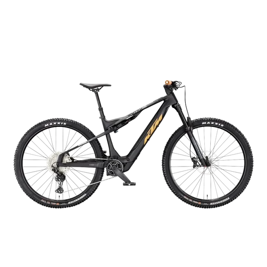 KTM MACINA SCARP SX ELITE  M/43 Összteleszkópos elektromos  MTB kerékpár FLAMING BLACK MATT színben