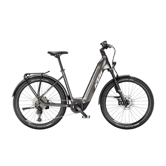 KTM MACINA AERA 872 LFC ABS  US 43 Unisex elektromos MTB kerékpár MACHINE GREY színben