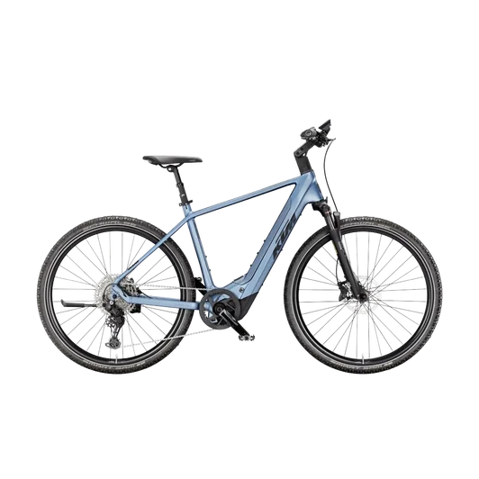 KTM MACINA CROSS CX 810  H 60 Férfi elektromos crosstrekking kerékpár STEEL BLUE MATT színben