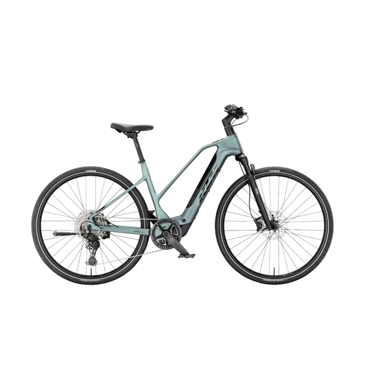 KTM MACINA CROSS SX ELITE  D 46 Női elektromos crosstrekking kerékpár ROYAL TEAL MATT színben