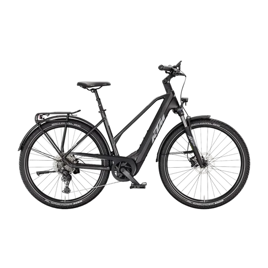 KTM MACINA GRAN 820  D 46 Női elektromos trekking- túra kerékpár DIAMOND BLACK MATT színben