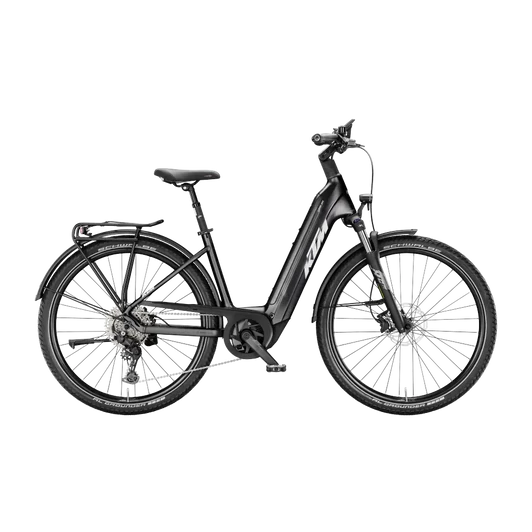 KTM MACINA GRAN 820  US 56 Unisex elektromos trekking- túra kerékpár DIAMOND BLACK MATT színben
