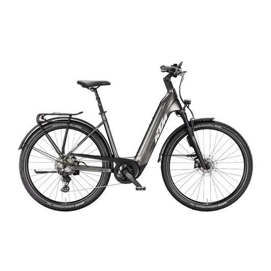 KTM MACINA GRAN 820 ABS 29  US 46 Unisex elektromos trekking- túra kerékpár MACHINE GREY színben