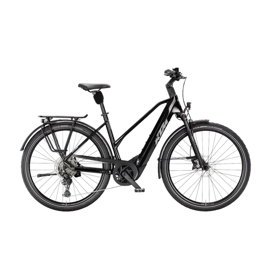 KTM MACINA STYLE 830  D 51 Női elektromos trekking- túra kerékpár DIAMOND BLACK színben