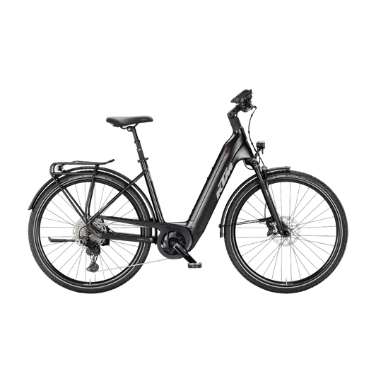 KTM MACINA TOUR CX 820  US 51 Unisex elektromos trekking- túra kerékpár DIAMOND BLACK MATT színben