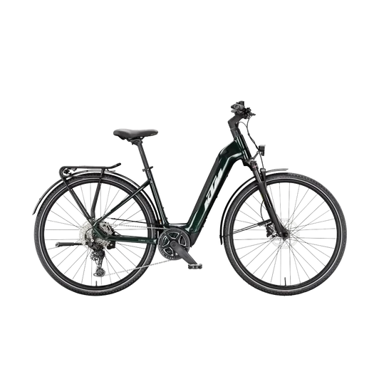 KTM MACINA SPORT SX 20  US 46 Unisex elektromos trekking- túra kerékpár SMARAGD BLACK színben