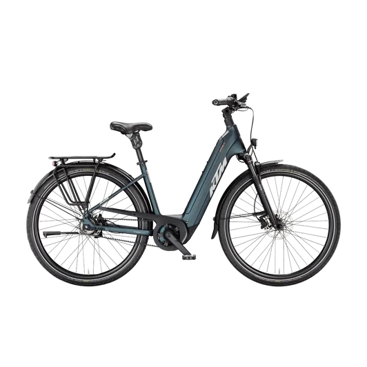 KTM MACINA CITY 820 XL BELT  US 56 Unisex elektromos városi kerékpár DARK SEA MATT színben