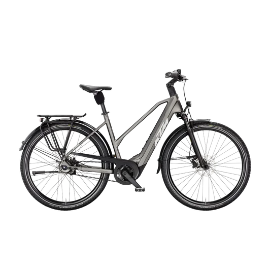 KTM MACINA CITY PX 830 BELT  D 51 Női elektromos városi kerékpár MACHINE GREY MATT színben