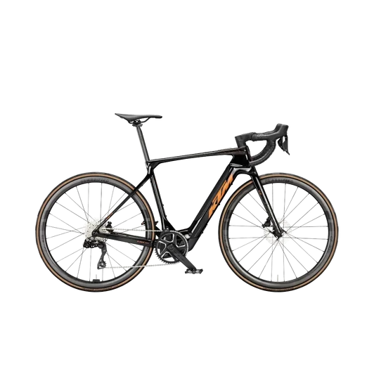 KTM MACINA REVELATOR SX PRIME Di2  S/52 elektromos  országúti kerékpár CARBON+ORANGE FLAKES színben