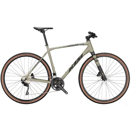 KTM X-STRADA 20 FIT OLIVE GREY MATT (BLACK+LEMON) FÉRFI GRAVEL KERÉKPÁR 2024