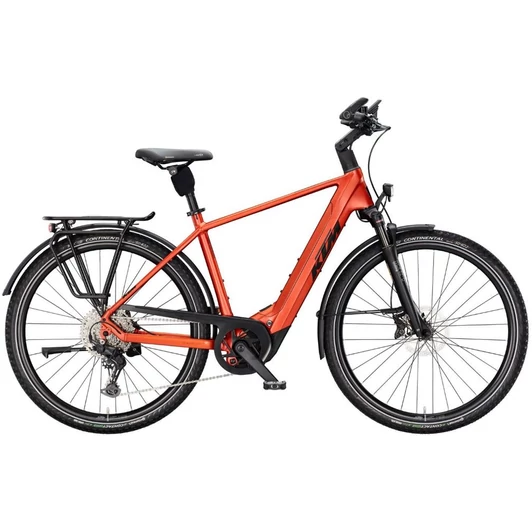 KTM MACINA STYLE 830 BURNT ORANGE MATT (BLACK) 2025 FÉRFI ELEKTROMOS TREKKING KERÉKPÁR
