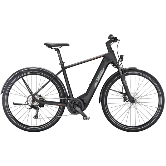 KTM MACINA CROSS CX 510 LFC  H 46 Férfi elektromos crosstrekking kerékpár BLACK MATT színben