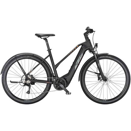 KTM MACINA CROSS CX 510 LFC  D 46 Női elektromos crosstrekking kerékpár BLACK MATT színben