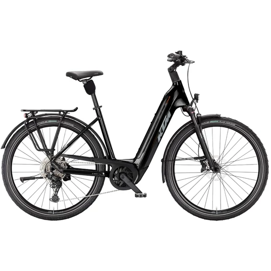 KTM MACINA STYLE 830  US 43 Unisex elektromos trekking- túra kerékpár DIAMOND BLACK színben