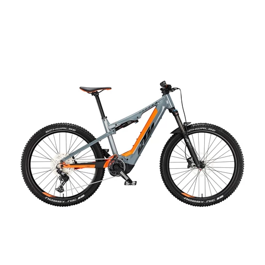 KTM MACINA LYCAN LTD64 FÉRFI ELEKTROMOS ÖSSZTELESZKÓPOS MTB KERÉKPÁR - Epic Grey - S & L méret