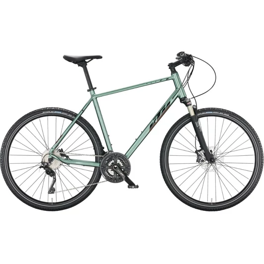 KTM X-LIFE RACE mossgrey (black + orange) 2022 FÉRFI CROSS TREKING KERÉKPÁR