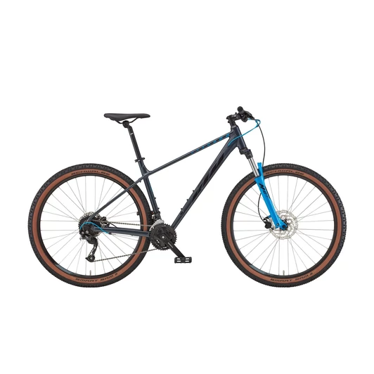 KTM  CHICAGO 271 METALLIC GREY (BLACK+BLUE) 2022 FÉRFI MTB KERÉKPÁR