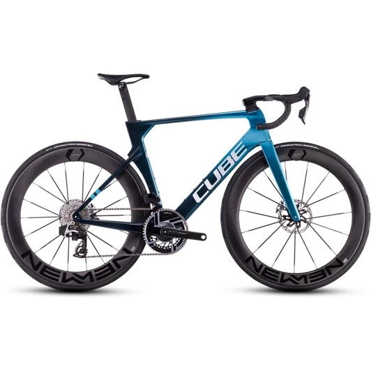CUBE LITENING AERO C:68X SLX CHROMEBLUE´N´LIQUIDBLUE - 2025 - ORSZÁGÚTI KERÉKPÁR - 58 CM