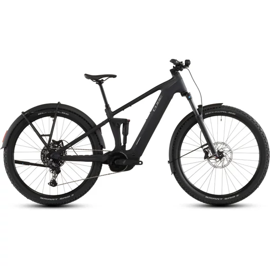 Cube Stereo Hybrid ONE22 Pro 600 FE - Elektromos összteleszkópos MTB kerékpár - night´n´chrome színben - L - 2026